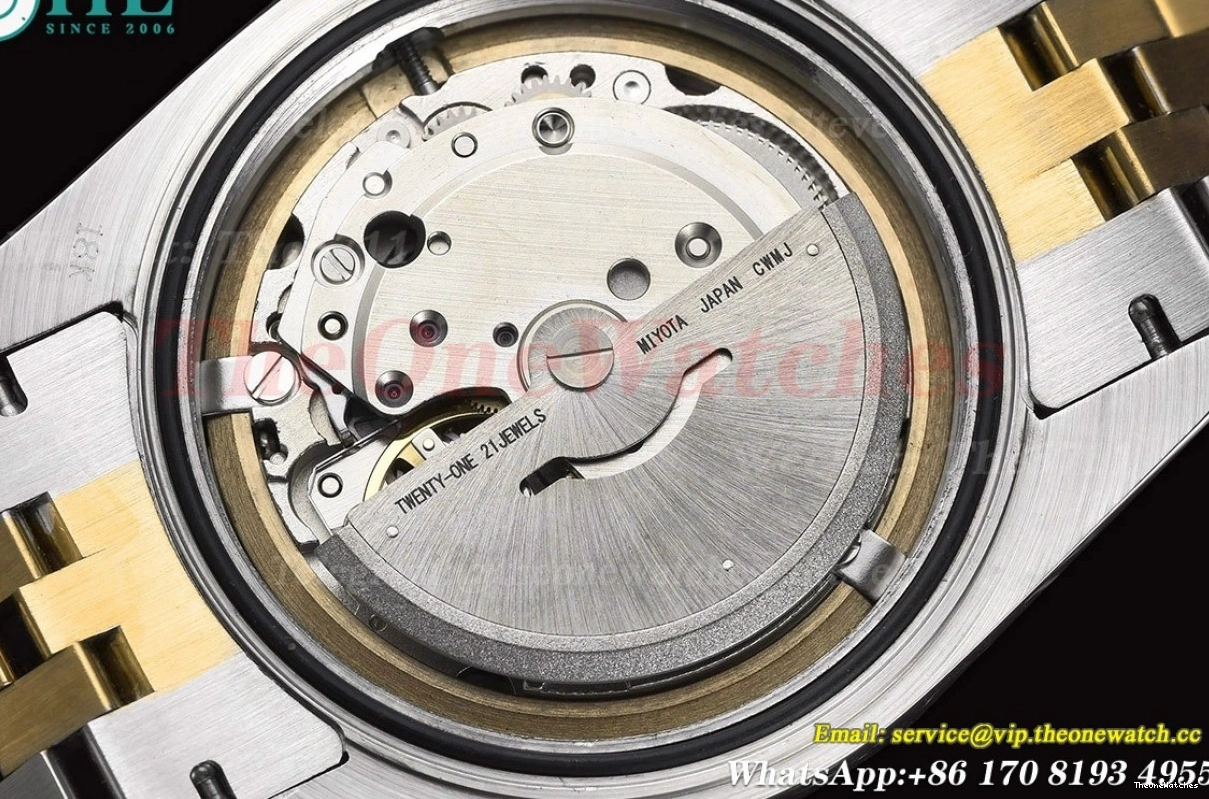 Jub Datejust Palm YG Dial SS GDF 126233 MY8215 Dia Motif 36mm 0122